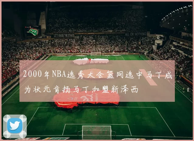 2000年NBA选秀大会篮网选中马丁成为状元肯扬马丁加盟新泽西
