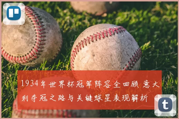 1934年世界杯冠军阵容全回顾 意大利夺冠之路与关键球星表现解析